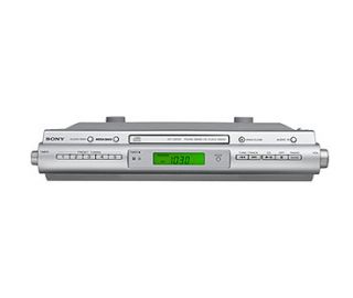 NEW Sony ICFCDK50 Slim Under Cabinet Kitchen CD Player Clock Radio