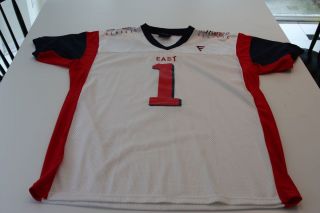 Game Worn Used Las Vegas All American Football Jersey 1 XL East