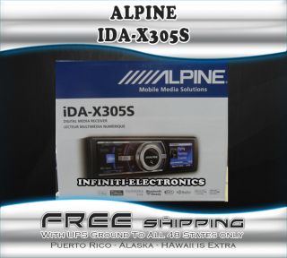 NEW ALPINE iDA X305S Car Stereo iPod Player IDAX305 IDAX305S X305 USB