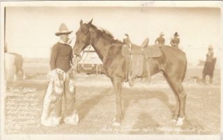  COWBOY KID BLAIR AT ROUND UP   IDAHO FALLS, IDAHO, ID   1911   D458