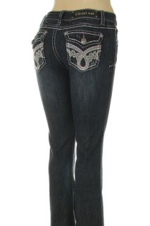 La Idol Denim Jeans Womens Heavy Stitched Stretch Bootcut LY1145LP