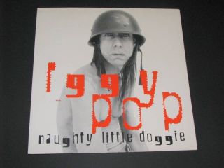 Iggy Pop Naughty Little Doggie RARE Album Poster Flat