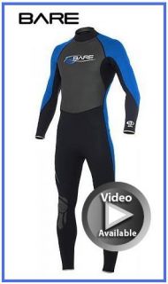 Mens Bare 3 2mm Ignite Wetsuit Mens Diving Wetsuit Super Stretchy