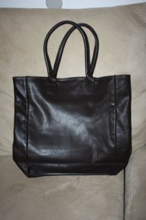 Ili Dark Brown Leather Tote Handbag Purse Bag