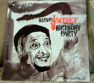 ILLINOIS JACQUET Birthday Party, Vol. 2 rare jazz vinyl LP JRC 11434