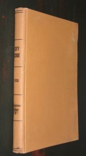 RARE 1930 Beardstown Illinois City Code Book Nice