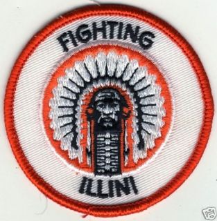 Illinois Fighting Illini NCAA College Vintage 3 Patch