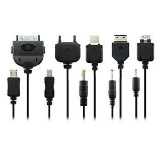 USD $ 7.69   Universal 10 in 1 Retractable USB Cable for Cell phones