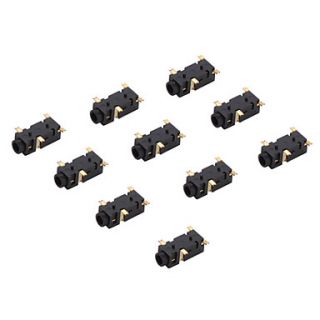 EUR € 2.66   st 104 SMT plaqué or jack audio (10 pièces par paquet