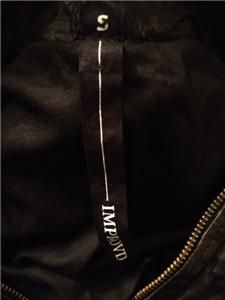 1285 New Improvd Liz Lamb Leather Moto Jacket Size S