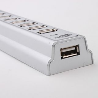 EUR € 12.23   10 portas usb 2.0 hub (prata), Frete Grátis em Todos