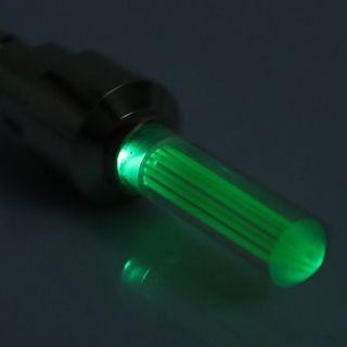 EUR € 4.96   Roda Pneu Válvula Cap Green Light Lâmpadas LED Flash