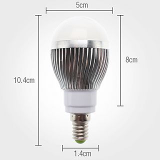 EUR € 7.90   E14 3W 270 290LM 3000 3500K Warm wit licht LED Ball