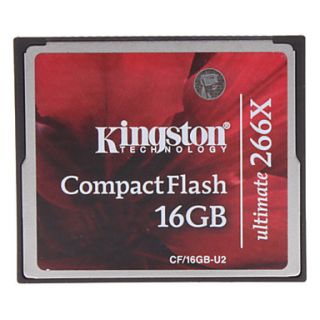 USD $ 35.49   16GB Kingston Ultimate 266X Compact Flash CF Memory Card