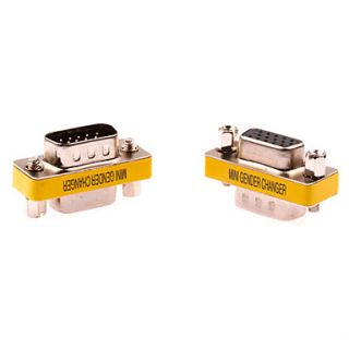 USD $ 1.19   DB 15PIN VGA Male to Female Adapter,