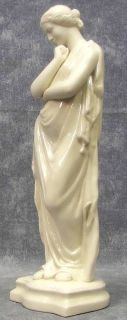 Belleek Classic Meditation Figurine 14½ Parian China Statue MK 4 1st