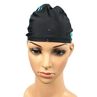 USD $ 9.19   Blue Stripe Swim Cap Applicable to all Type,