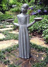 Savannah Bird Girl Statue 24H