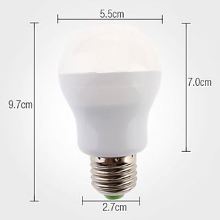 E27 3W 21x5050 SMD 320 3600LM 2700 3500K Warm White Ball lampadina LED