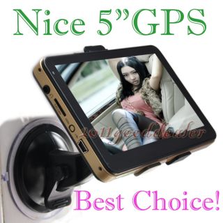 Car GPS Navigation Built in 4GB WinCE 6 0 FM  MP4 New Map Poi