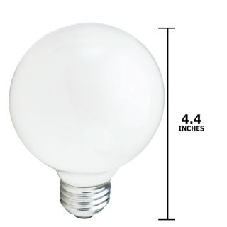  120V Globe G25 E26 Duramax Decorative Incandescent Light Bulb