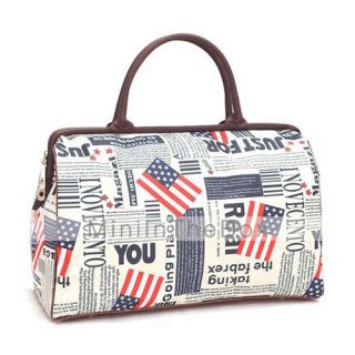 USD $ 20.79   Flag style Waterproof Nylon Travel Handbag,