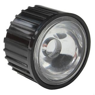 USD $ 0.99   20mm 120° Optical Glass Lens with Frame for Flashlight