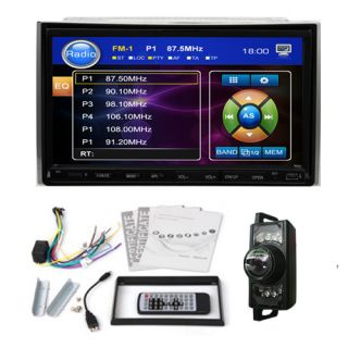 In Dash 2 Din 7 Touch Screen Car Stereo DVD Player Radio Hitachi CD