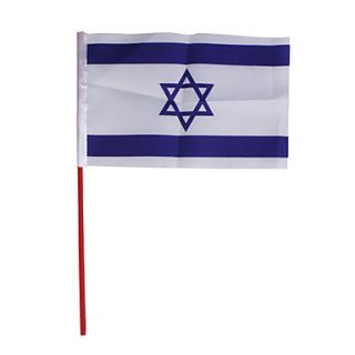 EUR € 1.83   Bandera de Israel grande 21.5 cm, ¡Envío Gratis para
