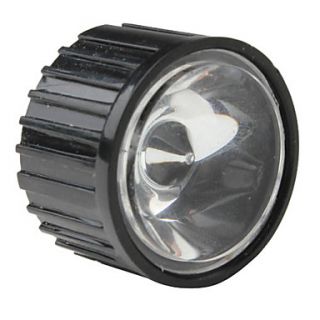USD $ 0.99   20mm 5° Optical Glass Lens with Frame for Flashlight