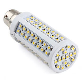 B22 112 SMD 3528 5.5 6W 750LM 2800 3500K Warm White LED Corn Bulb (220