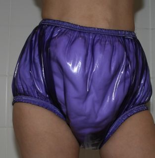  Adult Baby Plastic Pull on Pants PVC Incontinence Rubber PVC
