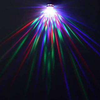 E27 3W Colorful Light Autorotation LED Bulb for Party Disco Stage (85