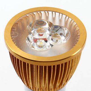 e27/e14/gu10 3w 270lm 3000K warmweißes Licht golden shell LED Spot