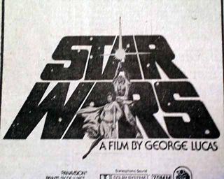 Star Wars Original 1st Week Movie Advertisement George Lucas 1977 NYC
