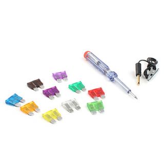 USD $ 5.99   6V 24V Car Voltage Pen Tester (Assorted Colors),