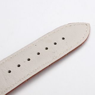 USD $ 3.59   Unisex Genuine Leather Watch Strap 24MM(Brown),