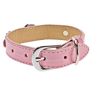 Verstelbare Rhinestone Dubbele Liefde stijl halsband voor honden (Hals