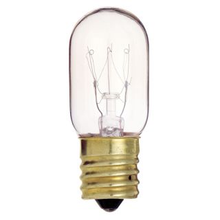  15W 130V T7 Clear E17 Intermediate Base Incandescent Light Bulb