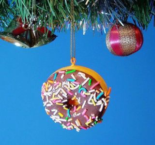   Ornament Home Party Christmas Tree Decor Toy Cartoon Food Donut F1