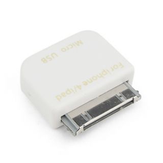 USD $ 1.99   Micro USB Female to 30pin Connector for iPad, iPhone and