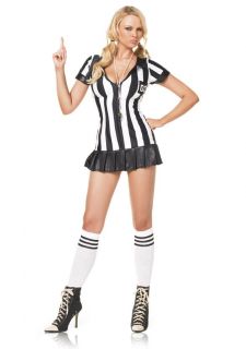 Sexy Womens Baseball Game Official Referee Outfit Adult Halloween