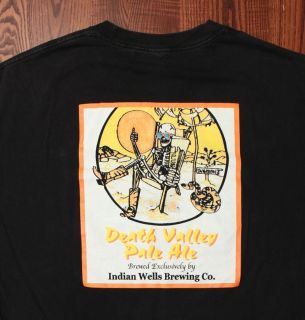 Indian Wells Brewing Co Death Valley Pale Ale Front Back Logos Black