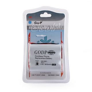 EUR € 6.34   3.6v 1800mah aa sans fil batterie du téléphone de