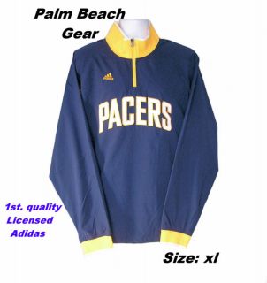 Indiana Pacers NBA Pullover Golf Jacket by Adidas XL CLEARANCE Pricing