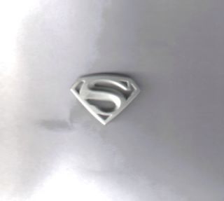 Superman Returns Movie Chest s Logo Silver Promo Pin