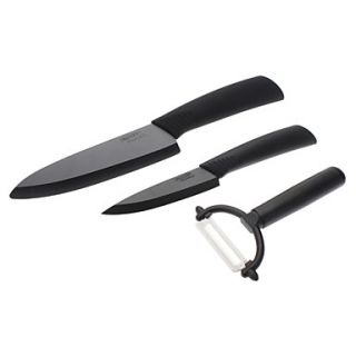 USD $ 34.29   Kitchen Cutlery Ceramic 4 Fruit Paring Knife + 6 Chef