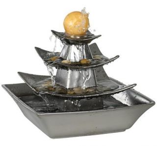 Sale 4 Tier Ball Indoor Table Ceramic Water Fountain