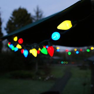 Solar 40 LED bunte Licht im Freien Fairy Lights Christmas Dekoration