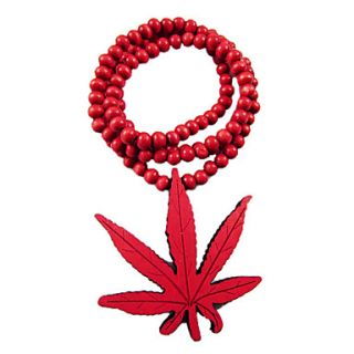 EUR € 5.42   Maple Leaf patroon houten ketting, Gratis Verzending